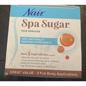 Nair Spa Sugar Hair Remover Kit, 3 Full Body Applications, 11.8 oz